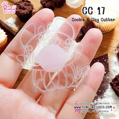 CC 17 Toothless Cookie & Clay Cutter / Cookie Cutter / Polymer Cutter / Fondant Cutter / Play-Doh Cutter