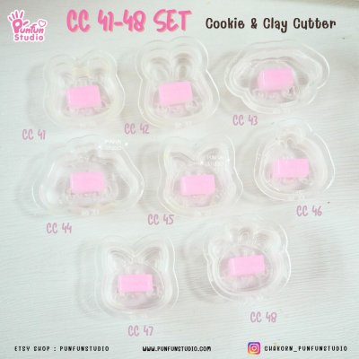 CC 41-48 AT Animal Cookie & Clay Cutter 