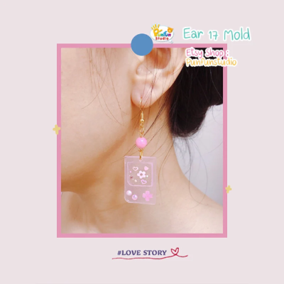 Game Boy Earring Mold 
