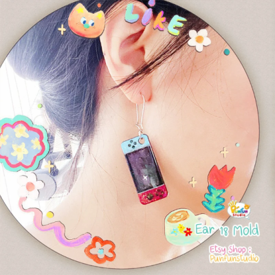 Nintendo switch Earring Mold 
