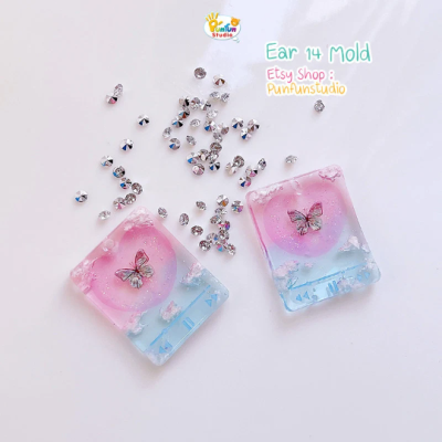 Heart Music Player Earring Mold 