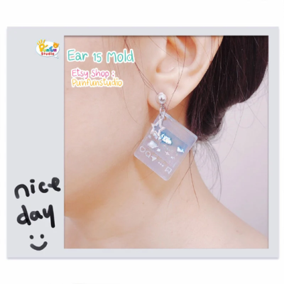 IG Frame Earring Mold