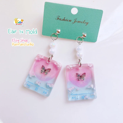 Heart Music Player Earring Mold 