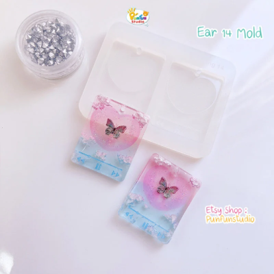 Heart Music Player Earring Mold 