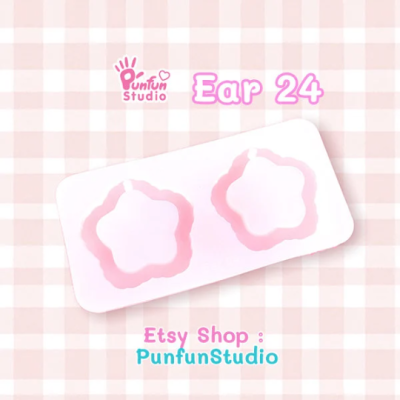 Ear 19-27 Mold / Earring Mold / UV Resin Mold / Silicone Mold