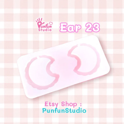 Ear 19-27 Mold / Earring Mold / UV Resin Mold / Silicone Mold