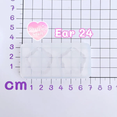 Fluffy Star Earrings Mold