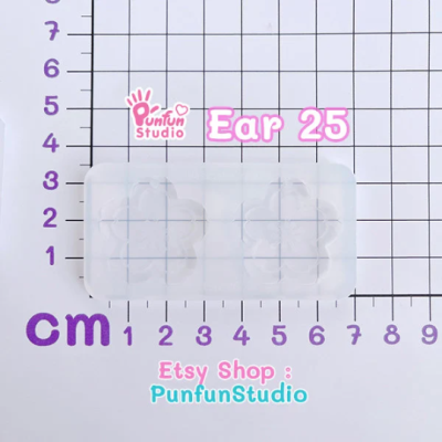 Fluffy Sakura Earrings Mold