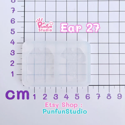  Earrings Omamori Mold