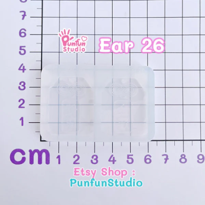  Earrings Omamori Mold