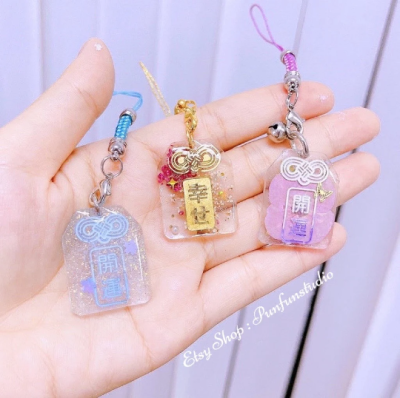  Earrings Omamori Mold