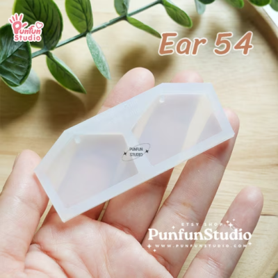 Ear 54 Ema Mold / Blank / Earring Mold / Silicone Mold