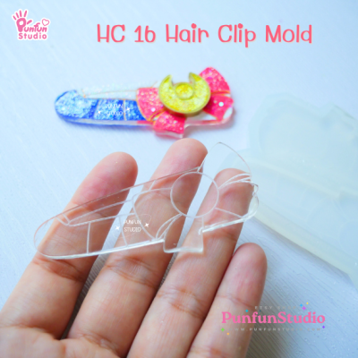HC 16 + IC 01 Mold  / Set 2 Molds / Sailor Hair Clip Mold / Sailor Icon Mold / Silicone Mold