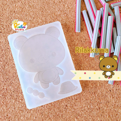 Cutie Kuma 01 Mold / Kawaii Mold / Silicone Mold