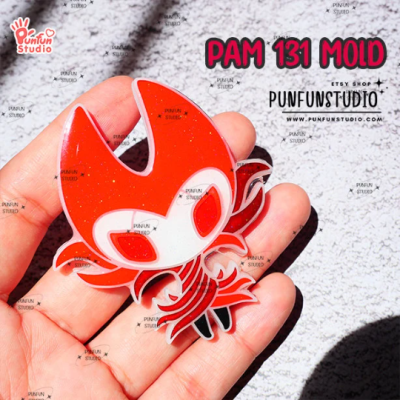 PAM 126-133 Hollow Mold Set / Painting Anime Mold / 8 Molds + Free GM 07 HoLo Mold/ Silicone Mold