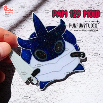 PAM 126-133 Hollow Mold Set / Painting Anime Mold / 8 Molds + Free GM 07 HoLo Mold/ Silicone Mold