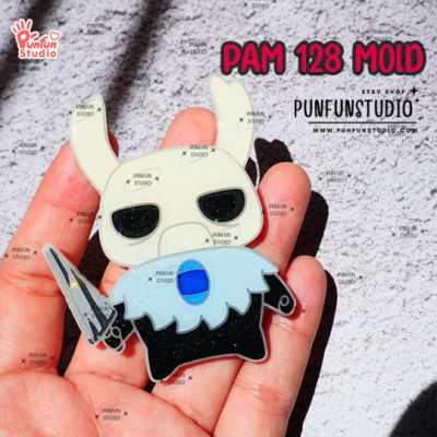 PAM 126-133 Hollow Mold Set / Painting Anime Mold / 8 Molds + Free GM 07 HoLo Mold/ Silicone Mold
