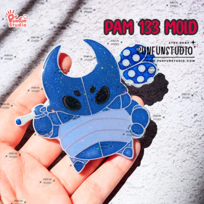 PAM 126-133 Hollow Mold Set / Painting Anime Mold / 8 Molds + Free GM 07 HoLo Mold/ Silicone Mold