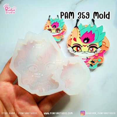 Helluva Boss Mold PAM 271, 272, 273, 274, 275, 338, 359 / Painting Anime Mold / Silicone Mold