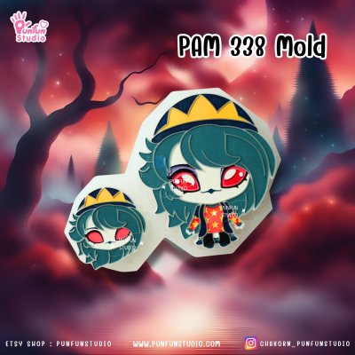 Helluva Boss Mold PAM 271, 272, 273, 274, 275, 338, 359 / Painting Anime Mold / Silicone Mold