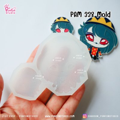 Helluva Boss Mold PAM 271, 272, 273, 274, 275, 338, 359 / Painting Anime Mold / Silicone Mold