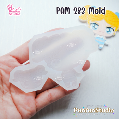 PAM 281, 282, 283, 284 Molds / Powerfluff Girl / Painting Anime Mold / Silicone Mold