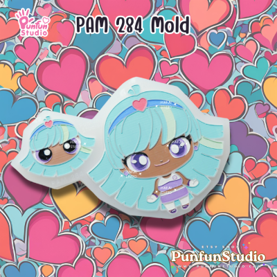 PAM 281, 282, 283, 284 Molds / Powerfluff Girl / Painting Anime Mold / Silicone Mold