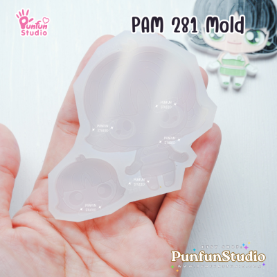 PAM 281, 282, 283, 284 Molds / Powerfluff Girl / Painting Anime Mold / Silicone Mold
