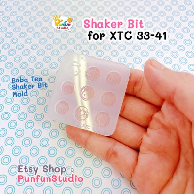 Shaker Bit for XTC 33-41 Mold / Boba tea shaker bit 9 in 1 / Pokemold / Shaker bits mold / Silicone Mold