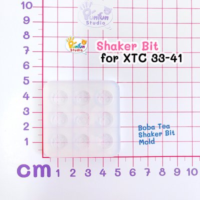 Shaker Bit for XTC 33-41 Mold / Boba tea shaker bit 9 in 1 / Pokemold / Shaker bits mold / Silicone Mold