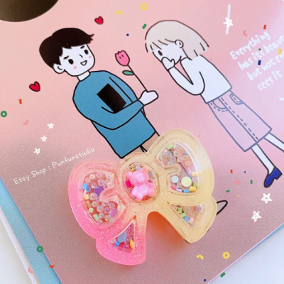 S057 Bow Ribbon Shaker Mold, CSM S057 / Cover Sheet Mold  / Silicone Mold