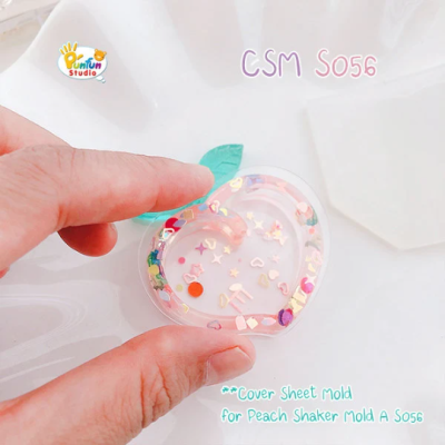 S056 Peach Shaker Mold, CSM S056 / Cover Sheet Mold  / Silicone Mold