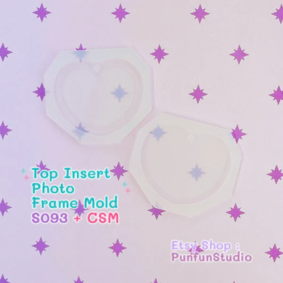 S093-S098 Set Mold / Top Insert Photo Frame Mold + CSM / Photo Frame Mold / Silicone Mold