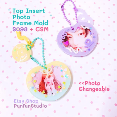 S093-S098 Set Mold / Top Insert Photo Frame Mold + CSM / Photo Frame Mold / Silicone Mold