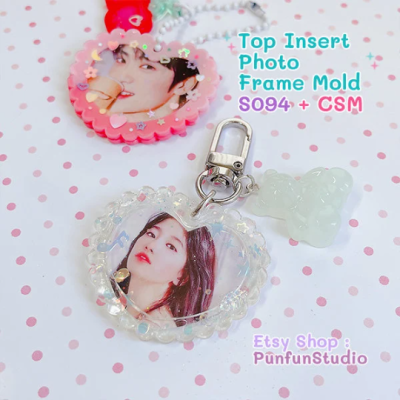 S093-S098 Set Mold / Top Insert Photo Frame Mold + CSM / Photo Frame Mold / Silicone Mold