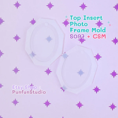 S093-S098 Set Mold / Top Insert Photo Frame Mold + CSM / Photo Frame Mold / Silicone Mold