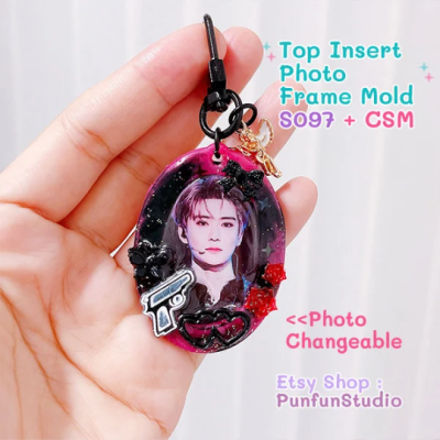 S093-S098 Set Mold / Top Insert Photo Frame Mold + CSM / Photo Frame Mold / Silicone Mold