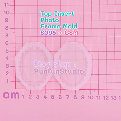 S093-S098 Set Mold / Top Insert Photo Frame Mold + CSM / Photo Frame Mold / Silicone Mold