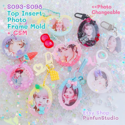 S093-S098 Set Mold / Top Insert Photo Frame Mold + CSM / Photo Frame Mold / Silicone Mold