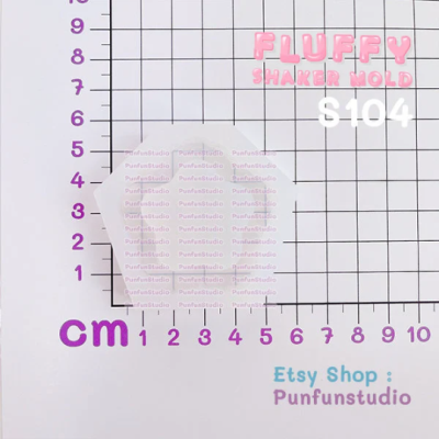 S099-S104 Fluffy Shaker Mold Set / 6 pieces / Shaker Mold / Silicone Mold