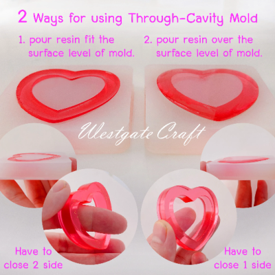 S099-S104 Fluffy Shaker Mold Set / 6 pieces / Shaker Mold / Silicone Mold