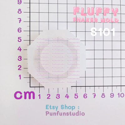 S099-S104 Fluffy Shaker Mold Set / 6 pieces / Shaker Mold / Silicone Mold