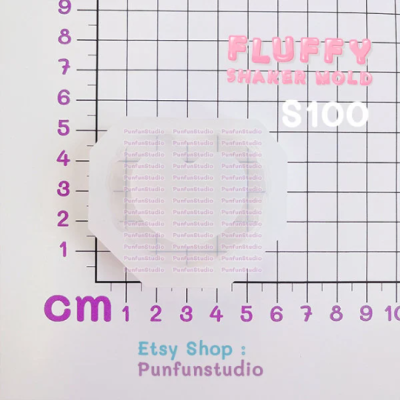 S099-S104 Fluffy Shaker Mold Set / 6 pieces / Shaker Mold / Silicone Mold