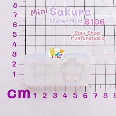 S106 Mini Sakura Shaker Mold / Shaker Mold / Silicone Mold
