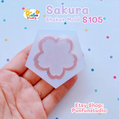 S105 Sakura Shaker Mold , CSM S105 / Cover Sheet Mold / Silicone Mold