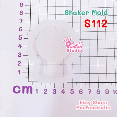 S112 Snow Globe Shaker Mold , CSM S112 / Cover Sheet Mold / Silicone Mold