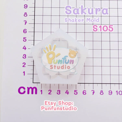 S105 Sakura Shaker Mold , CSM S105 / Cover Sheet Mold / Silicone Mold