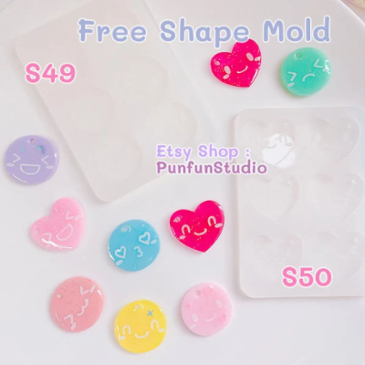 S47- S50 Free Shape Mold  / Free Shape Mold / Silicone Mold