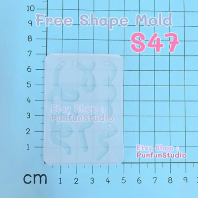 S47- S50 Free Shape Mold  / Free Shape Mold / Silicone Mold