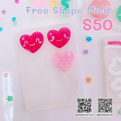 S47- S50 Free Shape Mold  / Free Shape Mold / Silicone Mold